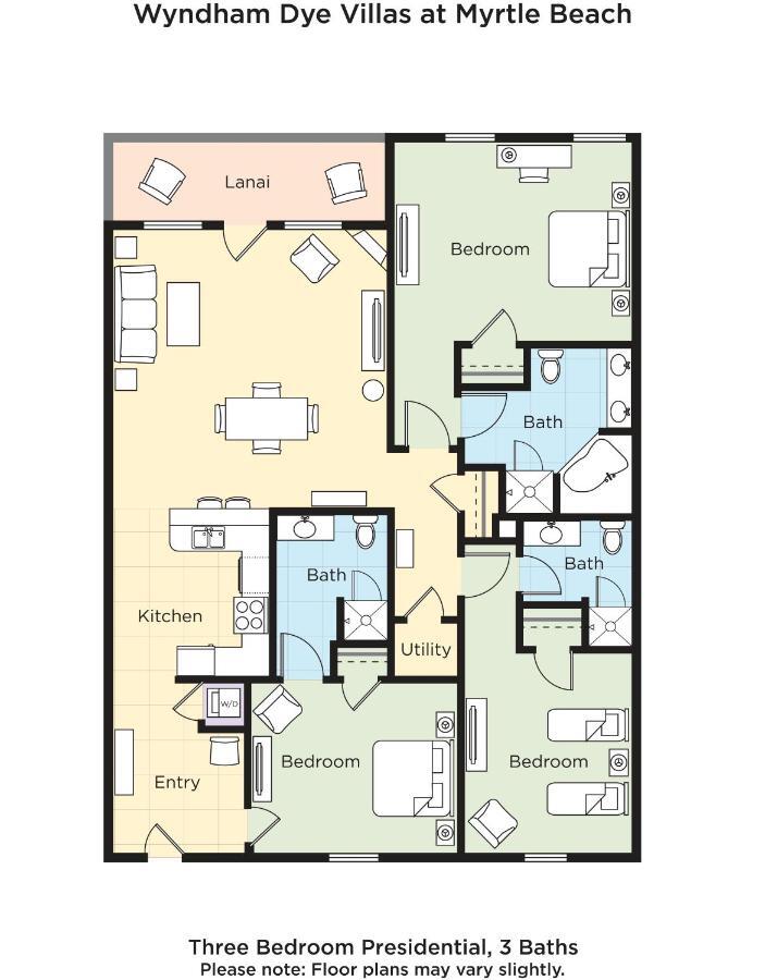 Club Wyndham Dye Villas North Myrtle Beach Bagian luar foto